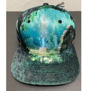 Legend of Zelda Link Between Worlds Bioworld Adjustable Snapback, Flat Brim Hat